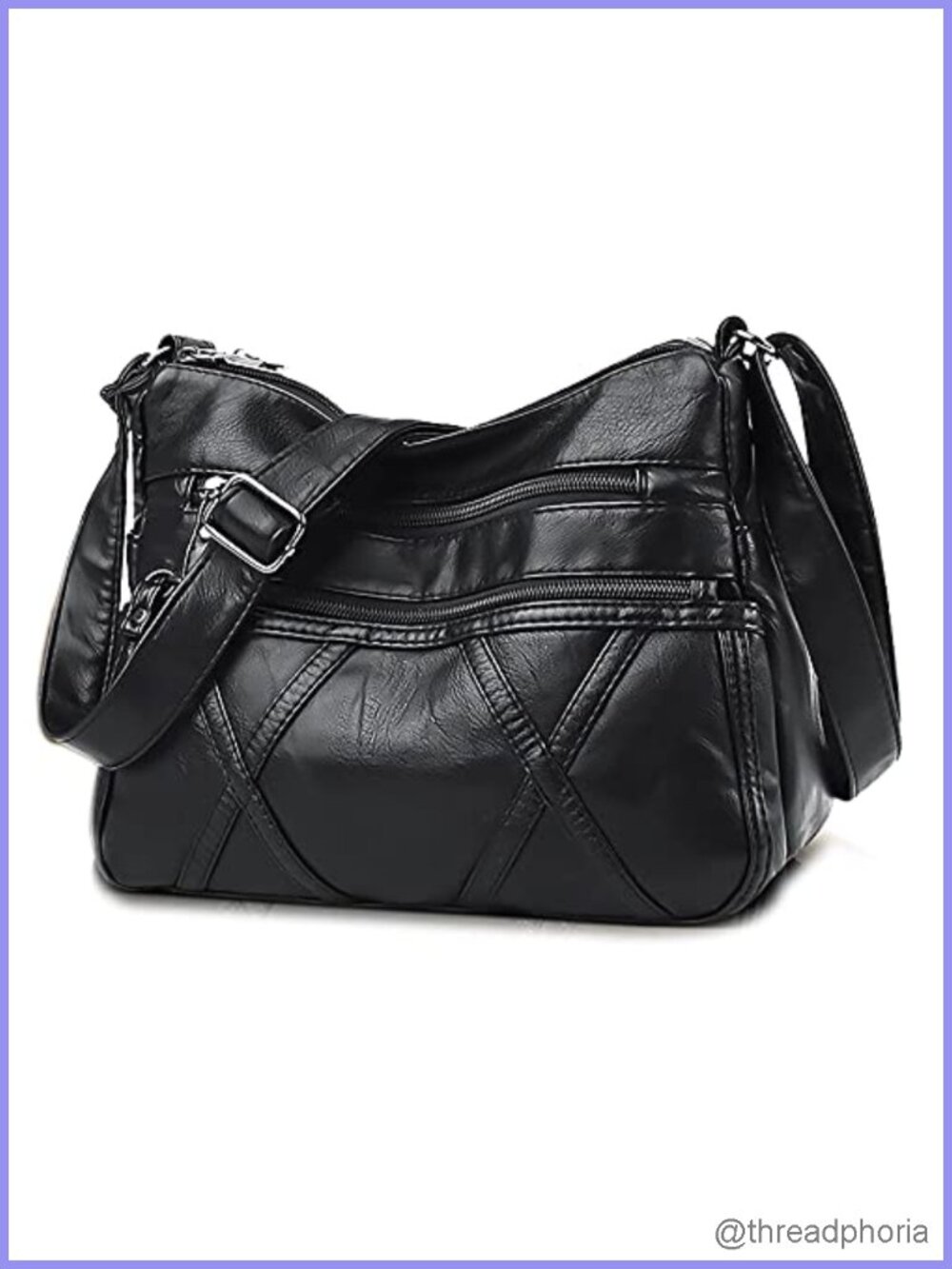 Small Crossbody Bags for Women Shoulder Purse Vegan PU Leather Handbag